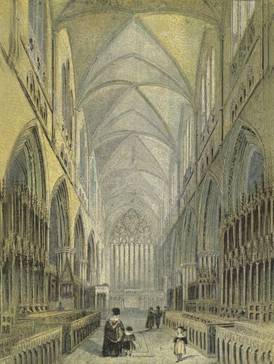 Carlisle Cathedral, View of the Choir by English School