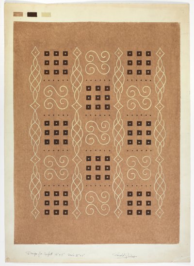 Carpet Design by English School