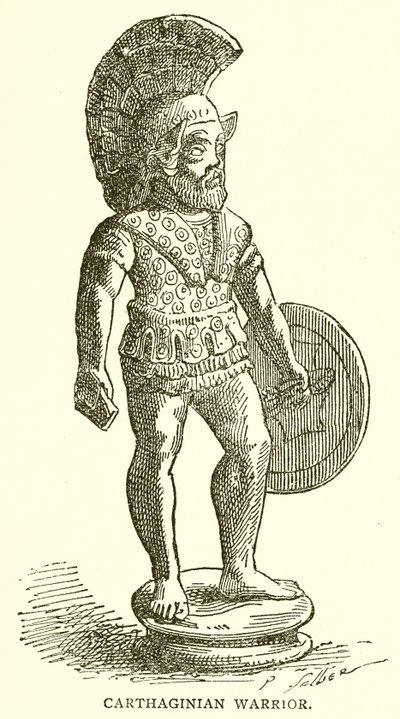 Carthaginian Warrior by English School