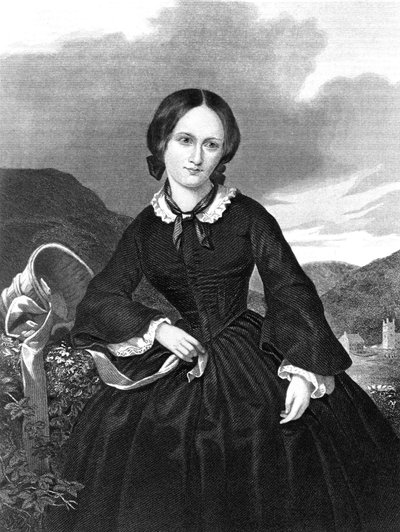 Charlotte Bronte (engraving) by English School