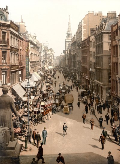 Cheapside, London by English School