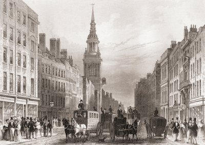 Cheapside, London, England by English School