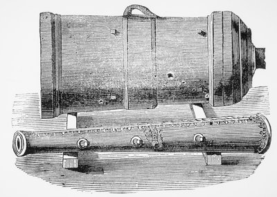 Chinese Monster Mortar, 1845 by English School