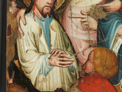 Christ Before Pilate (detail) by English School