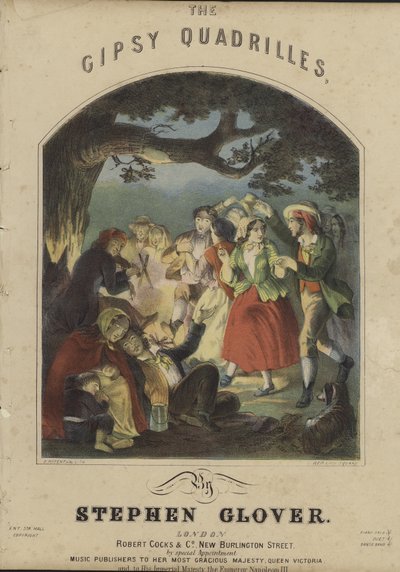 Cover of The Gipsy Quadrilles by English School