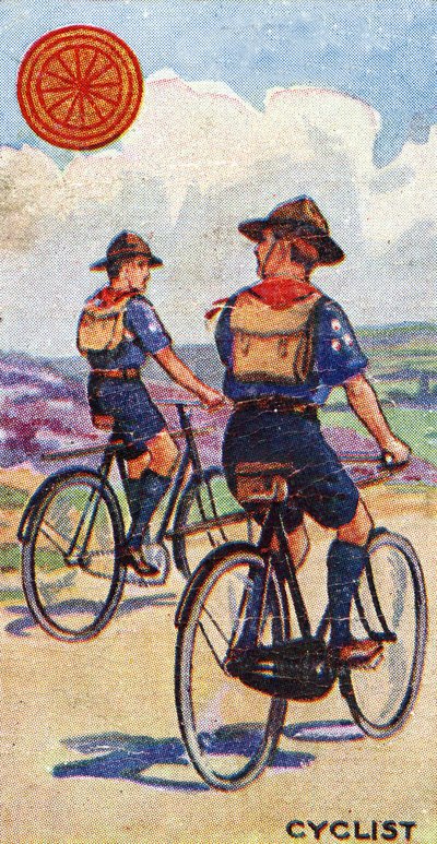 Cyclist Scout Badge, 1923 by English School