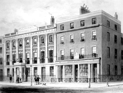 DAlemaine & Co. on Soho Square, 1854 by English School