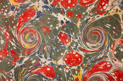 Decorative End Paper by English School