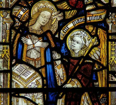 Detail (Annunciation) by English School