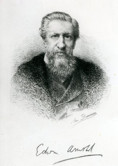 Edwin Arnold (1832-1904) by English School