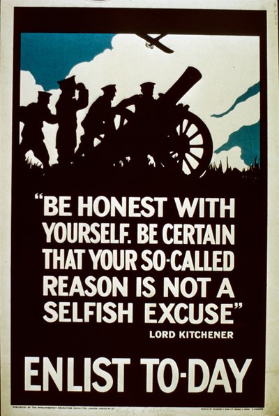 Enlist Today Recruitment Poster by English School