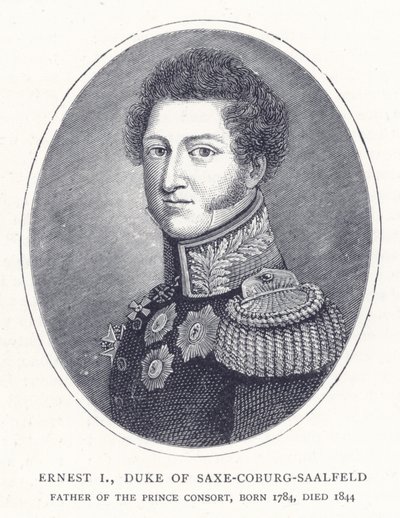 Ernest I, Duke of Saxe-Coburg-Saalfeld by English School