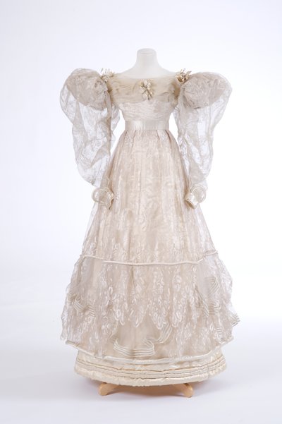 Evening dress, 1829 by English School