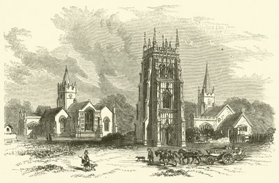 Evesham Abbey by English School