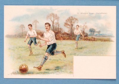 Footballing Father, c.1890-1900 by English School