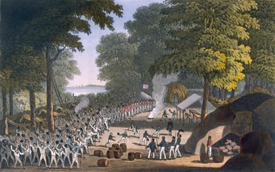 Fort Maxwell, 1820 by English School