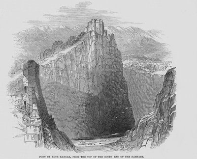 Fort of Kote Kangra by English School
