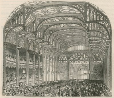 Free Trade Bazaar, Covent Garden Theatre, London by English School