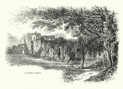 Furness Abbey by English School