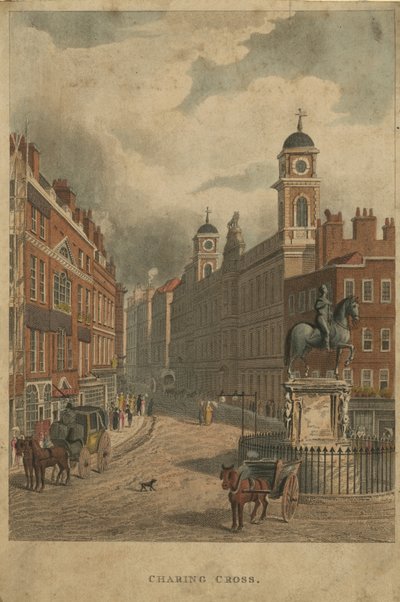 General view of Charing Cross by English School