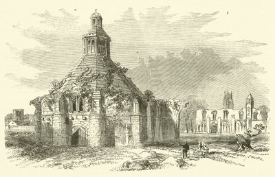 Glastonbury Abbey by English School