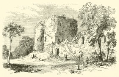 Goodrich Castle by English School