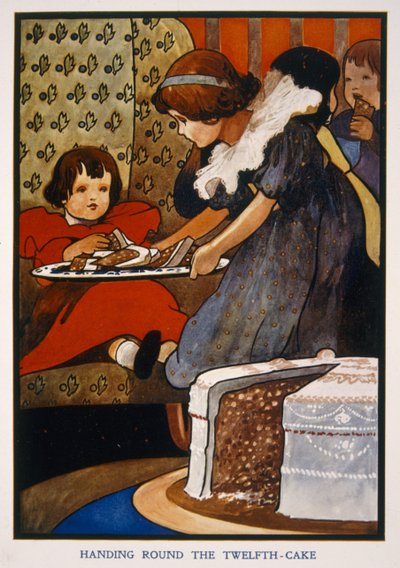 Handing Round the Twelfth Cake by English School