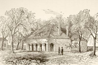 Hanover Court House, Virginia by English School