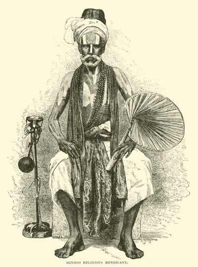 Hindoo Religious Mendicant by English School