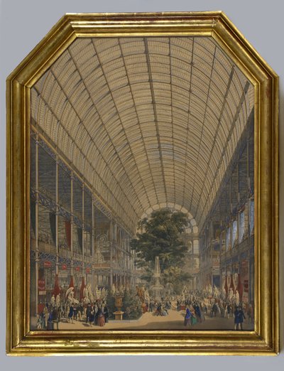 Interior of the Crystal Palace by English School