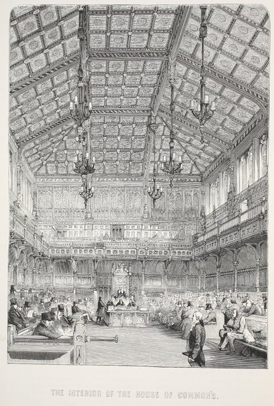 Interior of the House of Commons by English School