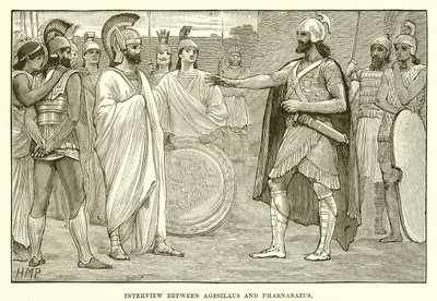 Interview Between Agesilaus and Pharnabazus by English School