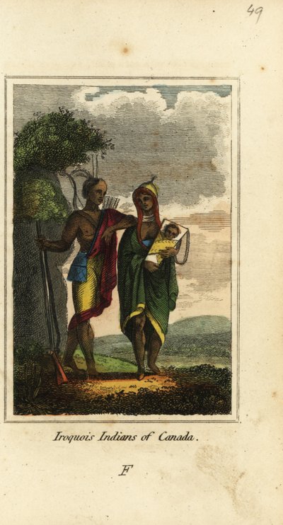 Iroquois Indians of Canada by English School