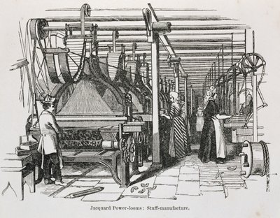 Jacquard Power Looms by English School