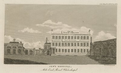 Jews Hospital, Mile End Road, Whitechapel by English School