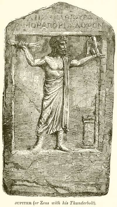 Jupiter (or Zeus with his Thunderbolt) by English School