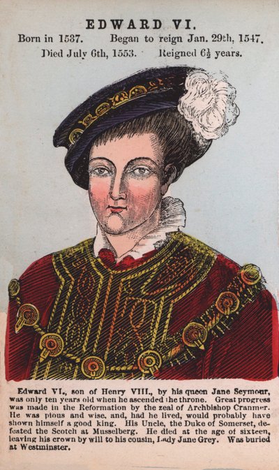 King Edward VI by English School