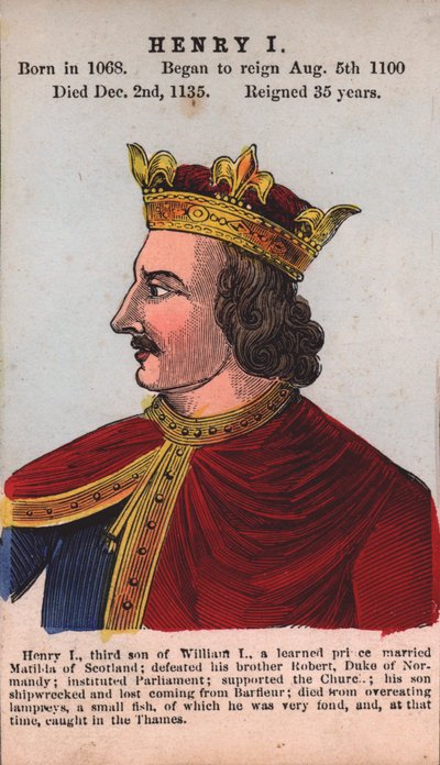 King Henry I by English School