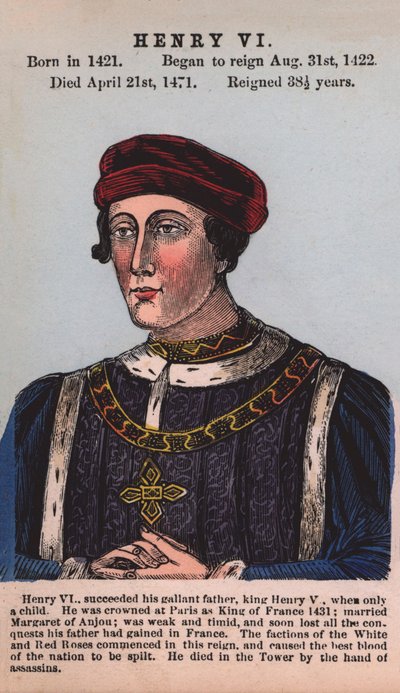 King Henry VI by English School