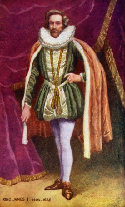 King James I by English School