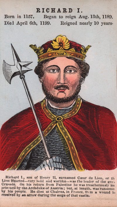 King Richard I by English School