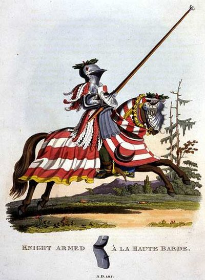 Knight Armed a la Haute Barde by English School