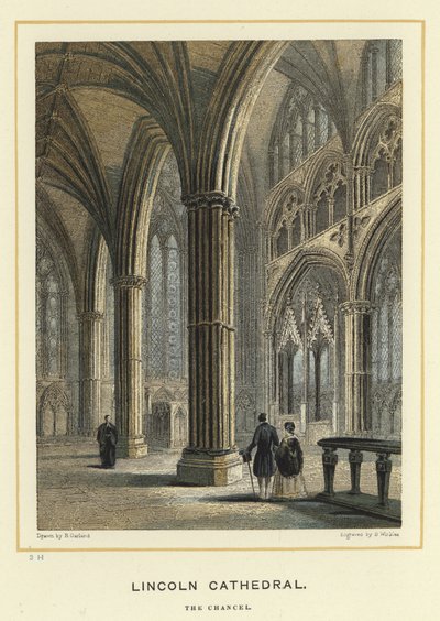 Lincoln Cathedral, the Chancel by English School