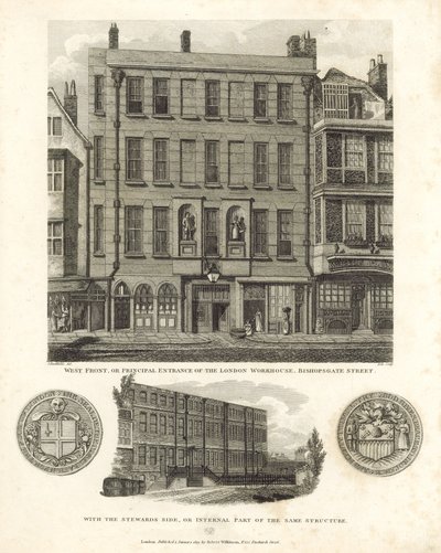 London Workhouse, Bishopsgate Street by English School