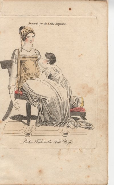 London Fashionable Full Dress by English School