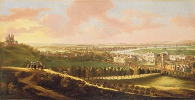 London from Greenwich Hill by English School