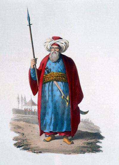 Mameluke Officer, 1818 by English School