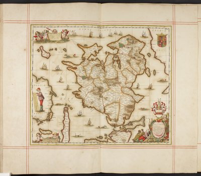 Map of Selandia by English School