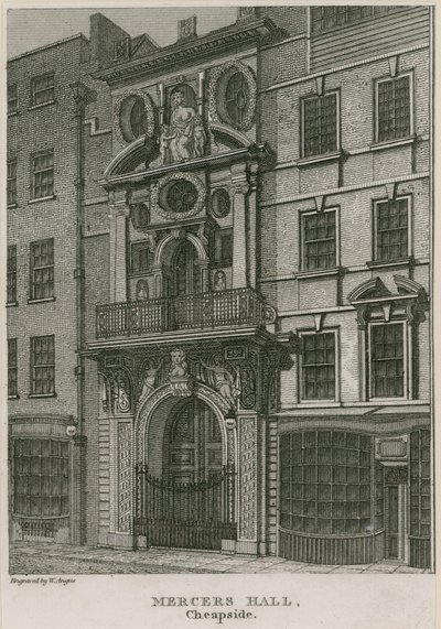 Mercers Hall, Cheapside, London by English School