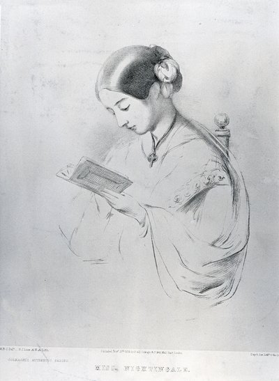 Miss Florence Nightingale, 1854 by English School